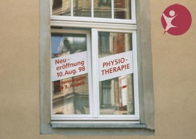 Foto: Physiotherapie Bör in Dresden Laubegast - Eröffnung 1998
